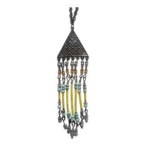 Vintage Elegant Bronze Boho Beaded Necklace